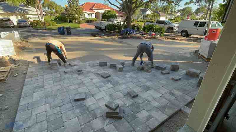 Paver Driveway Install Venice