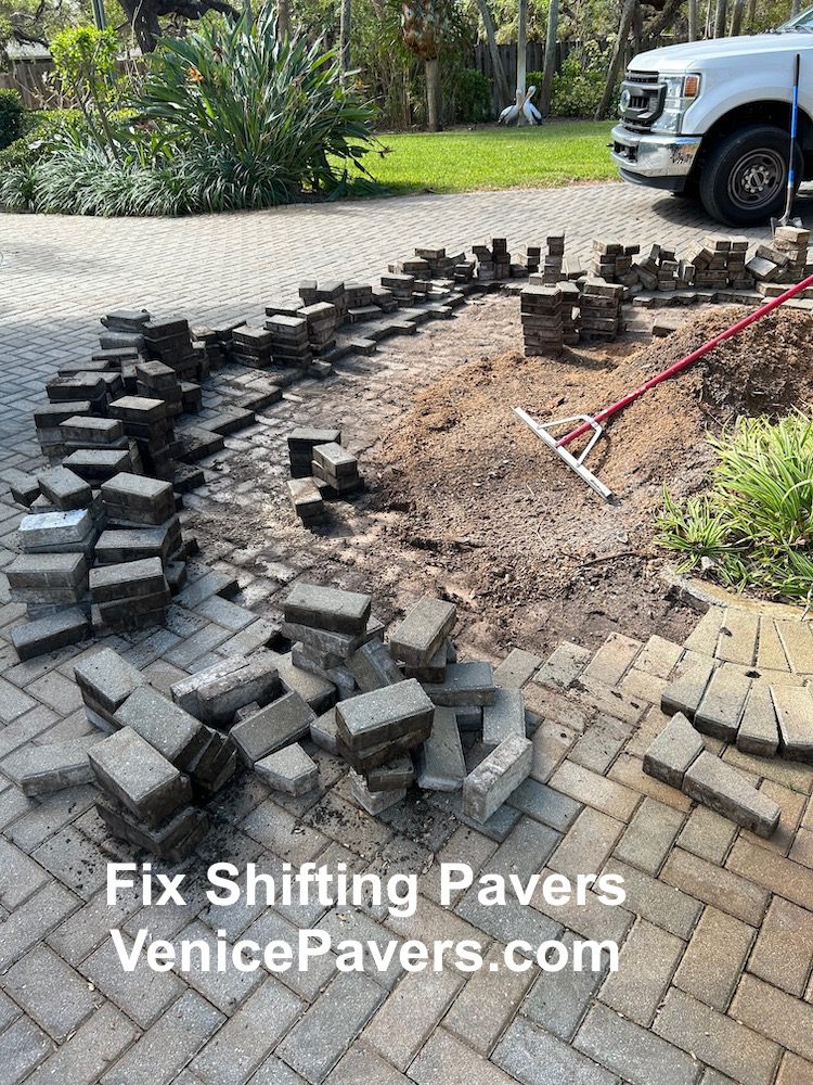 Paver Repair - Shifting Pavers