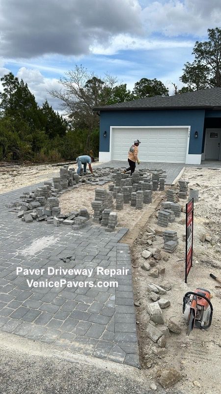 Driveway Paver Repair - Venice Pavers