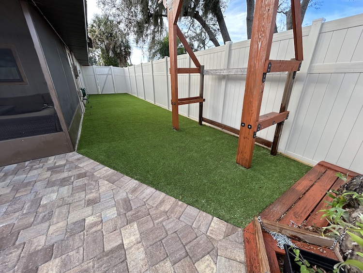 Artificial Turf and Pavers