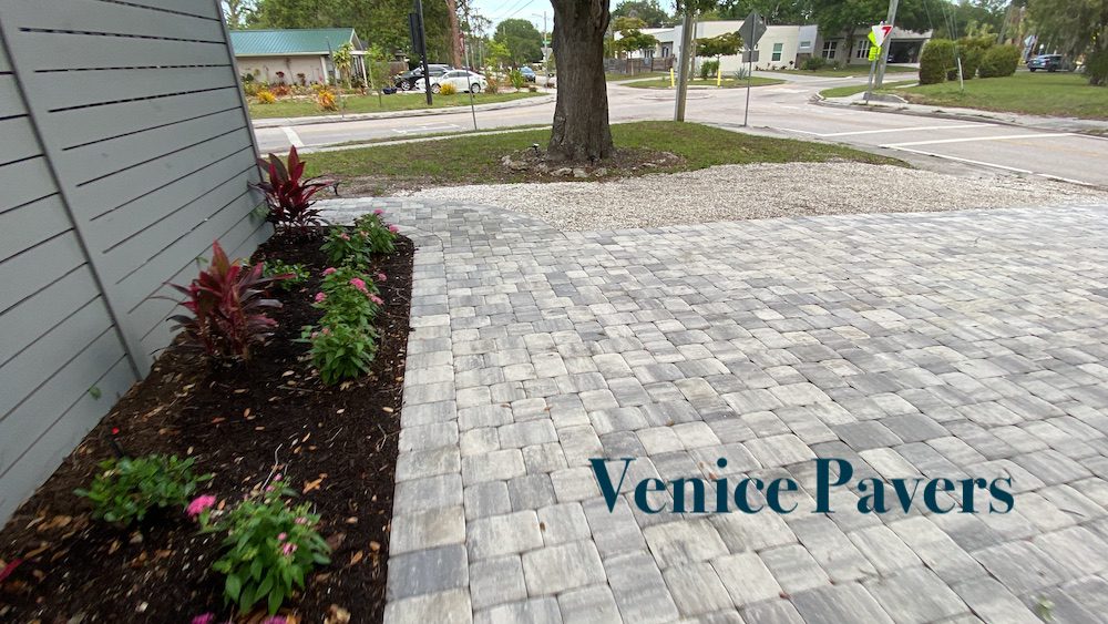 Paver Color Choices - White Charcoal Venice Pavers