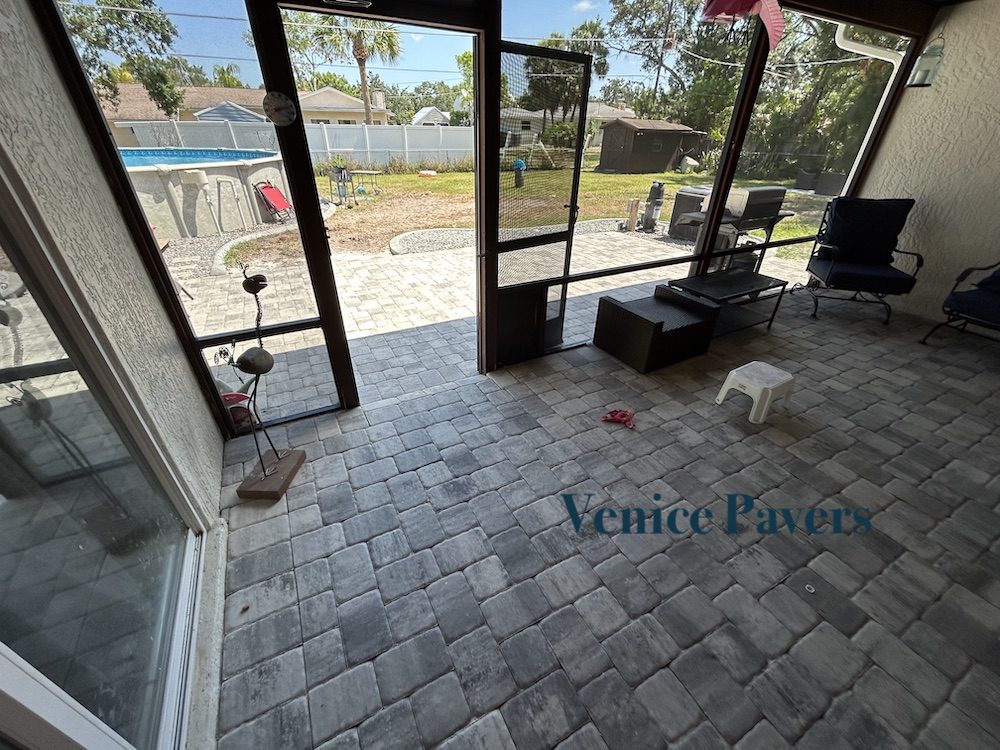 Paver Color Choices - White Charcoal Pavers - Venice Pavers