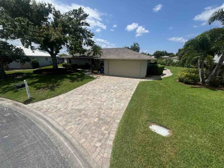 Concrete Driveway Replaced with Pavers