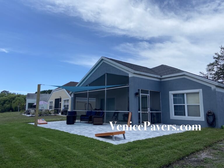 Finished Paver Patio Paradise Venice