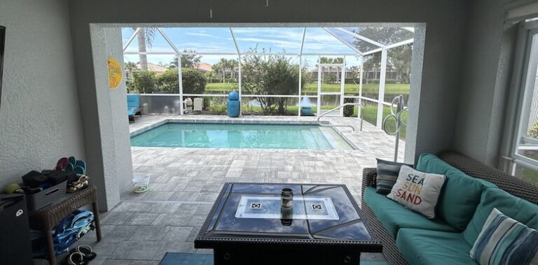 Paver Pool Deck Lanai Renovation
