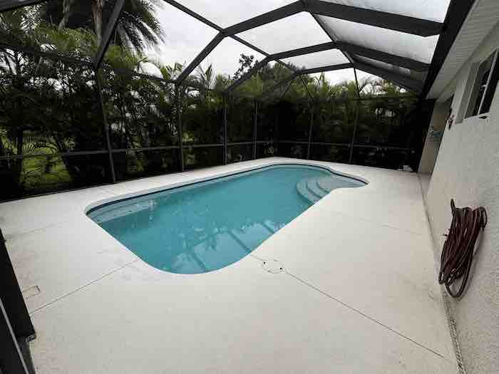 Paver Pool Deck Renovation Stoneybrook Venice Before