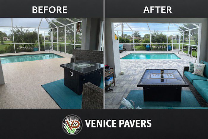 Pool Deck Remodel - Venice Pavers