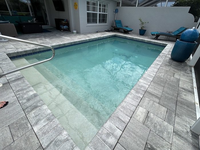 Venice Pool Deck Renovation with Coping After