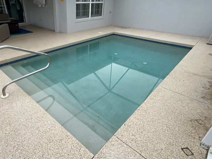 Venice Pool Deck Renovation with Coping Before