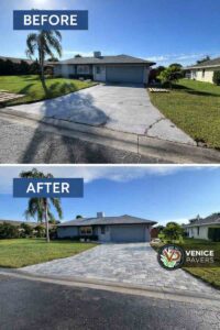 Paver Driveway Concrete Replacement Venice FL