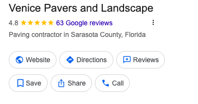 Venice Pavers and Landscape Yelp Reviews