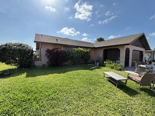 venice landscape design and installation before pic