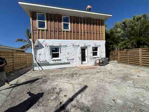 venice landscape design and installation before