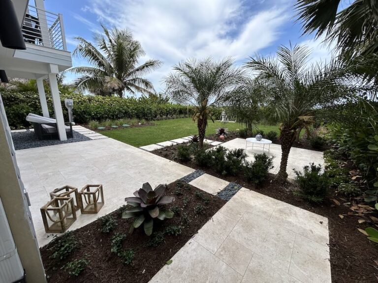 venice landscape design installation