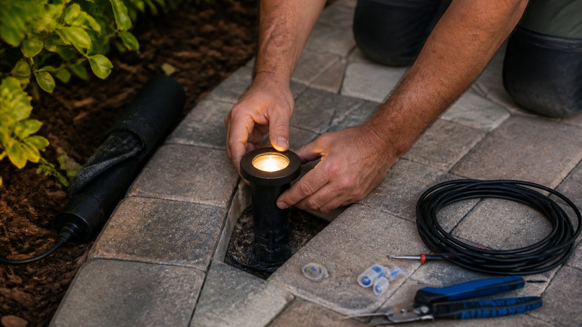 How to Add Lighting to Paver Driveways 1 how to add lighting to paver driveways 1791693787 1
