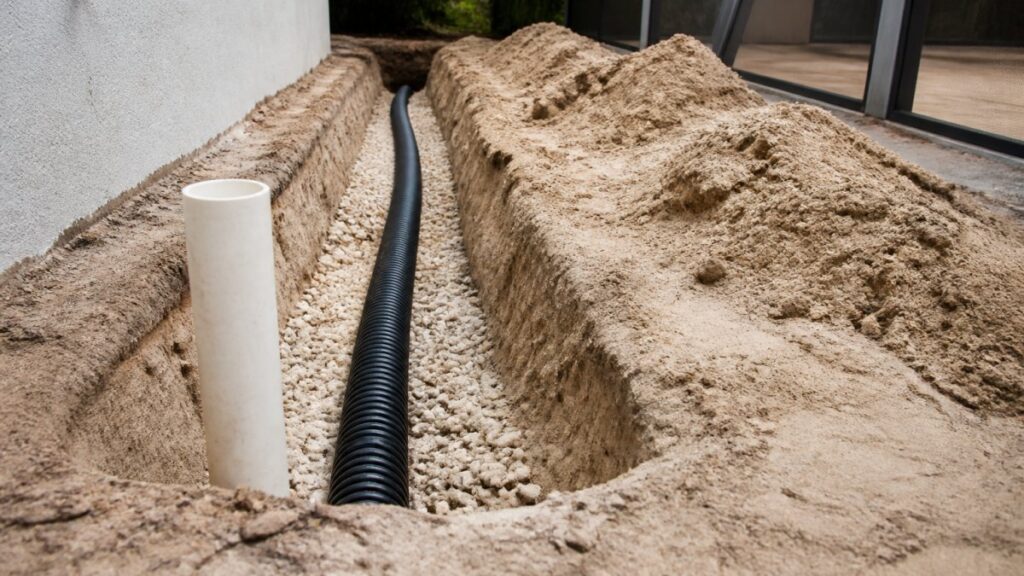 How to Install a French Drain in Sandy Soil 3 how to install a french drain in sandy soil 1792455650
