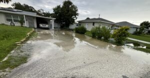 Blog 6 yard flooding - driveway pooling standing water Venice