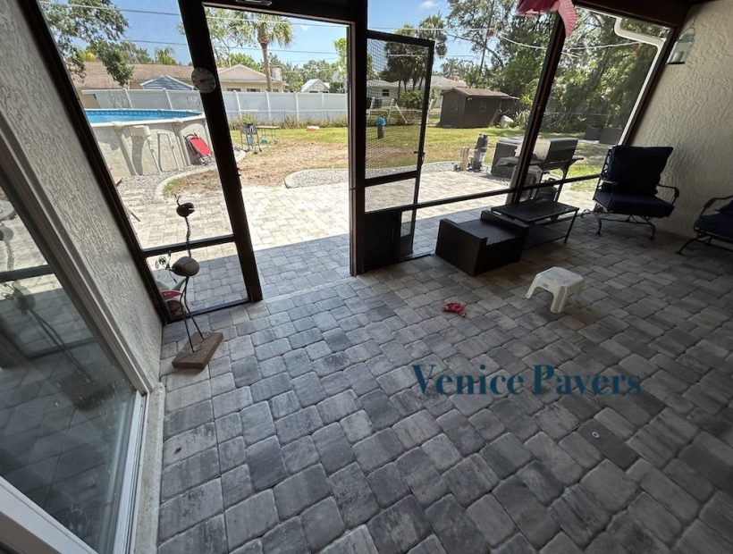 Paver Color Choices - White Charcoal Pavers - Venice Pavers